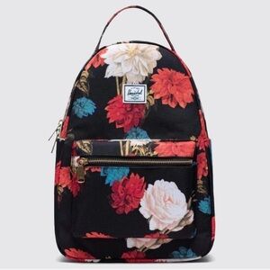 Herschel Supply Company | Women’s Black/Red/White Floral Structure Backpack OS